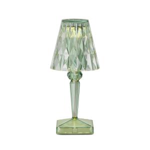 Kartell - Battery Lampe de table à accu H 30 cm, menthe