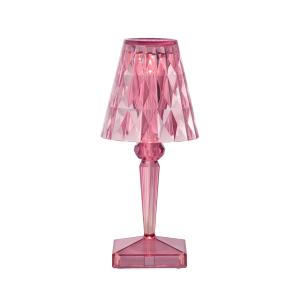 Kartell - Battery Lampe de table à accu H 26 cm, rose paste…