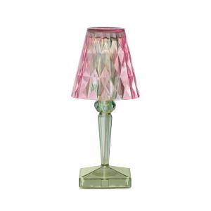 Kartell - Battery Lampe de table à accu H 26 cm, rose paste…