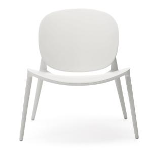 Kartell - Fauteuil be bop, blanc mat