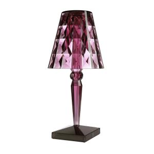 Kartell - Big Battery Lampe de table à accu H 37,3 cm, prun…