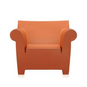 Kartell - Fauteuil Bubble Club, rouge terre