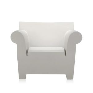 Kartell - Fauteuil Bubble Club, blanc de zinc