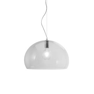 Kartell - Suspension lumineuse Small FL/Y, transparent