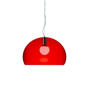 Kartell - Suspension lumineuse Small FL/Y, rouge