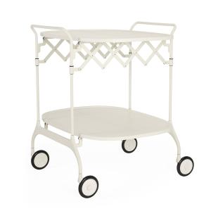 Kartell - Chariot gastone, monochrome blanc mat