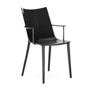 Kartell - H.H.H. chaise avec accoudoirs, noir