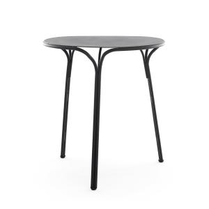 Kartell - Hiray Table de jardin, Ø 60 cm, noir