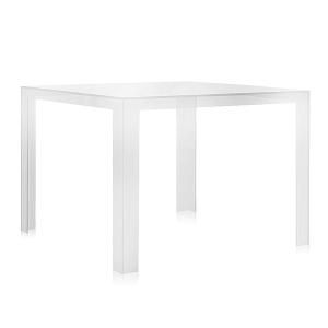 Kartell - Invisible Table à manger, 100 x 100 cm, cristalli…