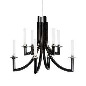 Kartell - Khan Lustre, polycarbonate, noir brillant