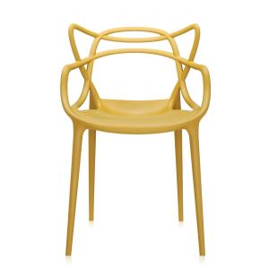 Kartell - Chaise Masters, couleur moutarde