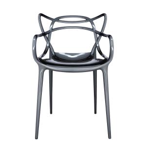 Kartell - Chaise Masters, titane métallique