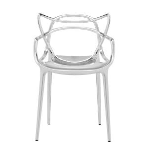 Kartell - Chaise Masters, chromée métallique