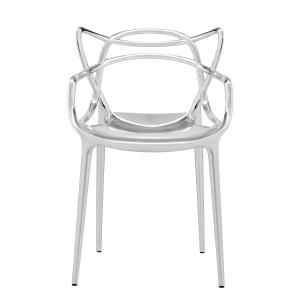 Kartell - Chaise Masters, chromée métallique
