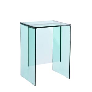 Kartell - Tabouret et table d'appoint Max-Beam, aigue-marine