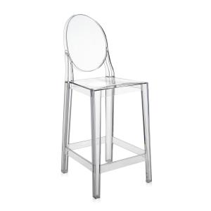 Kartell - One More Tabouret de bar H 75 cm, transparent