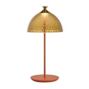 Kartell - Pumo LED lampe de table, ambre / rouge brique