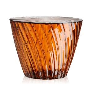 Kartell - Sparkle Table d'appoint, Ø 45 x H 35 cm, ambre