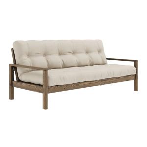 Karup Design - Knob Canapé-lit 130 x 190 cm, pin brun carou…