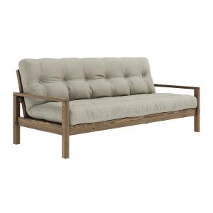 Karup Design - Knob Canapé-lit 130 x 190 cm, pin brun carou…