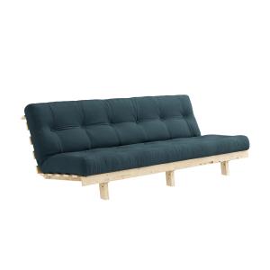 Karup Design - Lean Canapé-lit, pin naturel / bleu pétrole