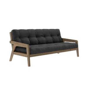 Karup Design - Grab Canapé, pin brun caroba / gris foncé (7…