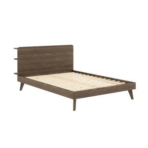 Karup Design - Retreat Cadre de lit 140 x 200 cm, marron ca…