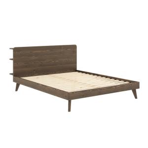 Karup Design - Retreat Cadre de lit 160 x 200 cm, marron ca…