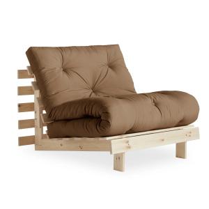 Karup Design - Roots Fauteuil-lit 90 cm, pin naturel / mocc…