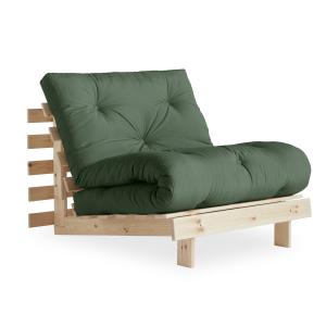 KARUP Design - Roots Fauteuil-lit 90 cm, pin naturel / vert…