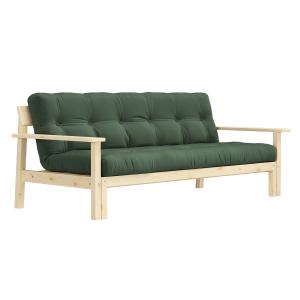 Karup Design - Unwind Canapé-lit, pin naturel / vert olive…