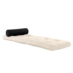 KARUP Design - Wrap Fauteuil futon, gris foncé / lin (914)