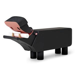 Kay Bojesen - Hippopotame en bois H 12,5 cm, hêtre noir