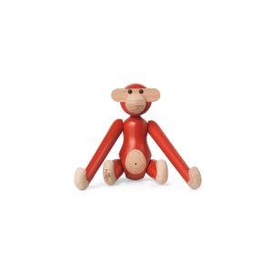 Kay Bojesen - Singe en bois mini, rouge vintage