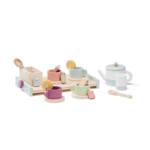 Kids Concept - Bistro Set de thé, coloré (set de 21)