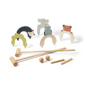 Kids Concept - Edvin Jeu de croquet, multicolore