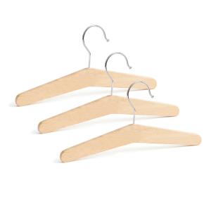 Kids Concept - Saga Cintre, hêtre naturel (lot de 3)