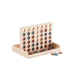 Kids Concept - Quatre gagne, naturel / bleu / marron