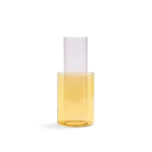 & klevering - Amphi Vase small, jaune (set de 2)