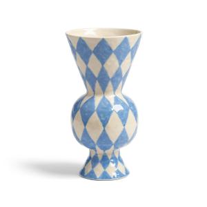 & klevering - Rhombic vase, bleu