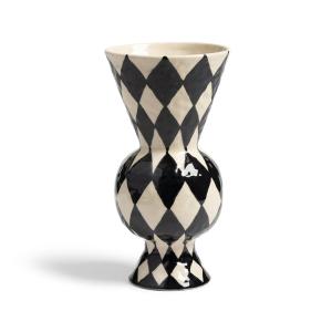 & klevering - Rhombic vase, noir