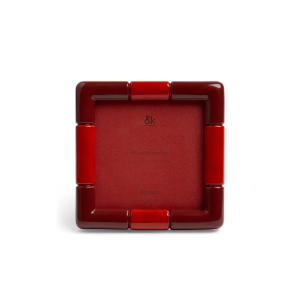 & klevering - Rift Cadre photo, 13 x 13 cm, bourgogne