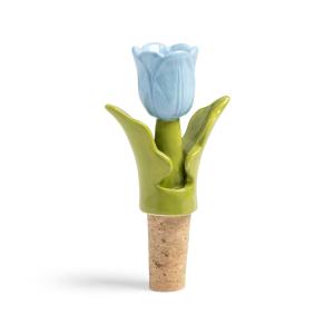 & klevering - Bouchon de bouteille Tulip, bleu