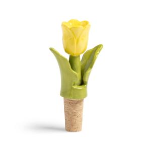 & klevering - Bouchon de bouteille Tulip, jaune