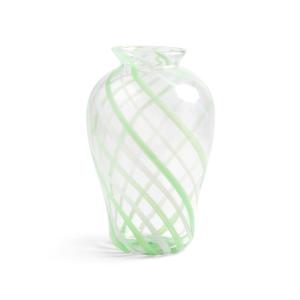 & klevering - Yogu Vase 33,5 x Ø 19 cm, spiral green