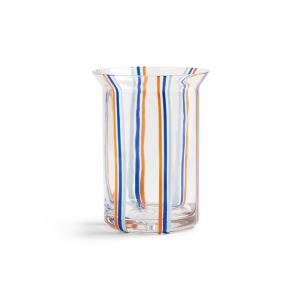 & klevering - Yogu Vase 24,5 x Ø 15 cm, stripe blue