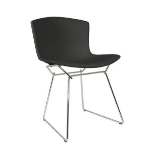 Knoll - Bertoia Chaise en plastique, chrome / noir