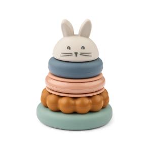 LIEWOOD - Donata Tour d'empilage, lapin, multicolore