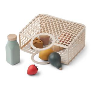 LIEWOOD - Florin Set de jouets, Grocery incl. panier, sandy…