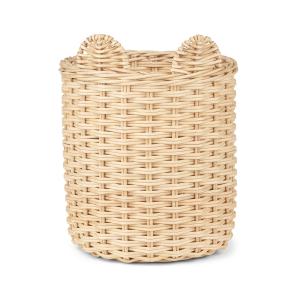 LIEWOOD - Inger Panier d'étagère, Ours, Ø 22 x 28 cm, rotin…